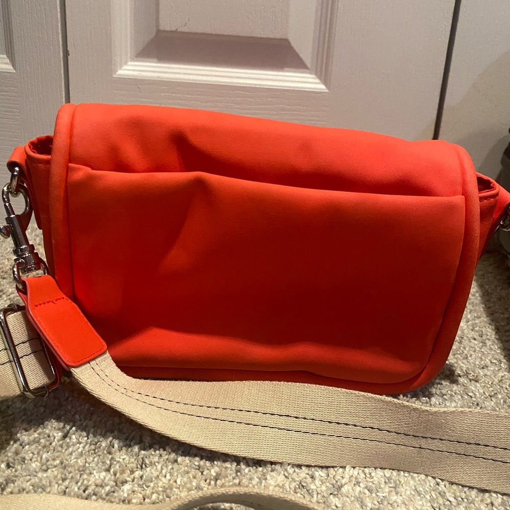 Vibrant Orange Crossbody Bag